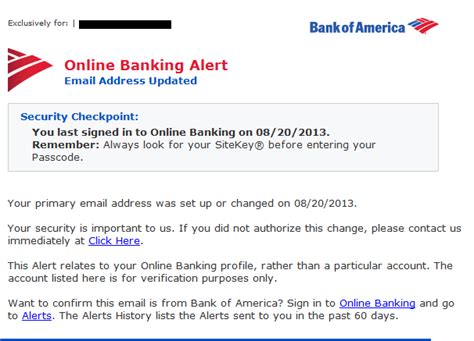 Rit Information Security Alert Bank Of America And