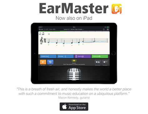 Ear training apps are a great way to engage your students creatively with listening skills. EarMaster for iPad