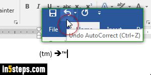 If you want to just type tm and move it up, in microsoft word and some other word editors, you can format add a registered symbol in html. Insert a copyright / registered / trademark symbol in Word
