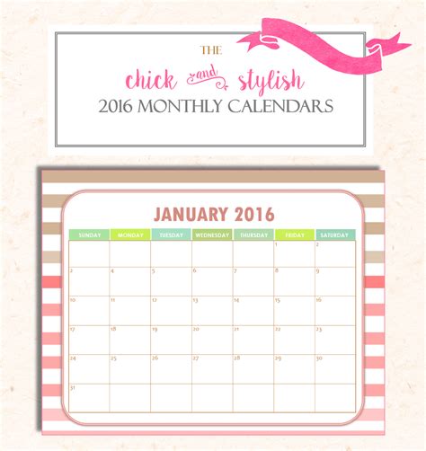 A Sweet Surprise Free Calendar To Match The Shining Mom Planner