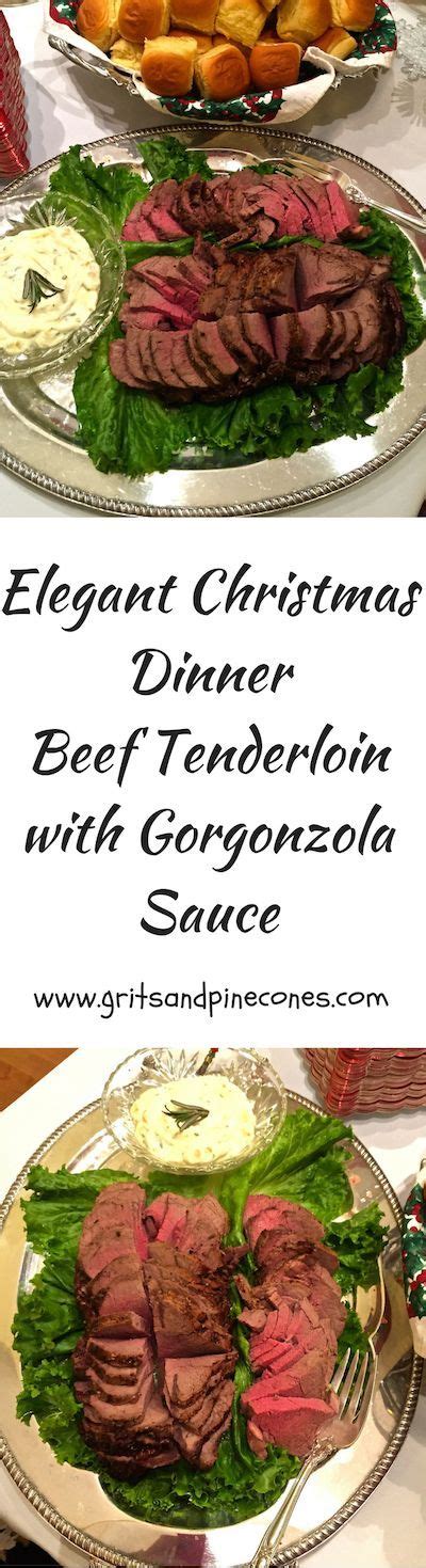 This beef tenderloin dinner stars beef tenderloin, which is accompanied by garlic mashed potatoes, green beans amandine, and pecan pie. 51 Trendy holiday party menu beef tenderloin #beeftenderloin 51 Trendy holiday party menu beef ...