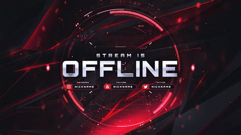 Stream Overlay Template 2020 Download On Behance Gaming Banner Logo