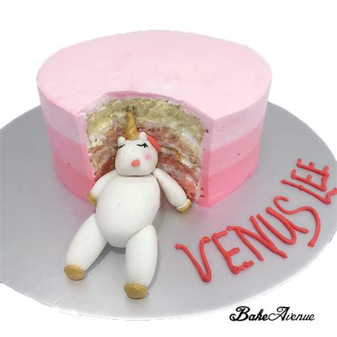 Fat Unicorn Cake Bakeavenue