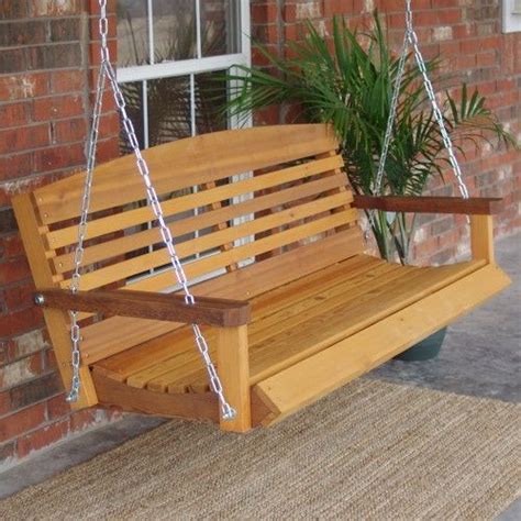 Tmp Outdoor Furniture American Red Cedar Porch Swing In 2020 Porch