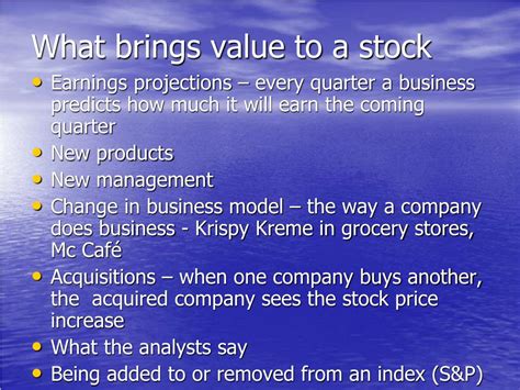 Ppt Causes Of Stock Price Fluctuations Powerpoint Presentation Free