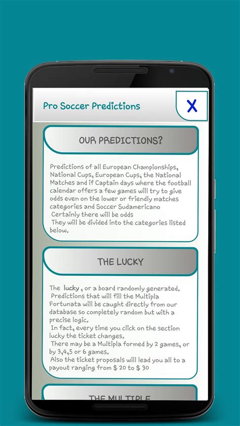 Pro Soccer Predictions for Android - APK Download
