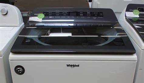 27" Whirlpool WTW6120HW 4.8 cu.ft. Top Load Smart Washer - Appliances