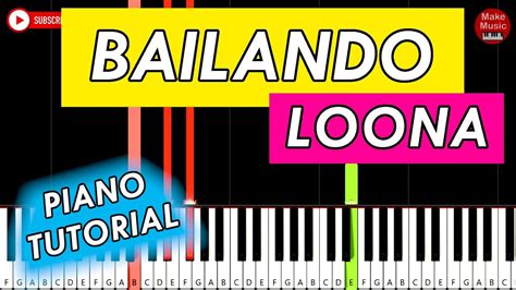 Loona Bailando 🎹 Piano Tutorial Youtube