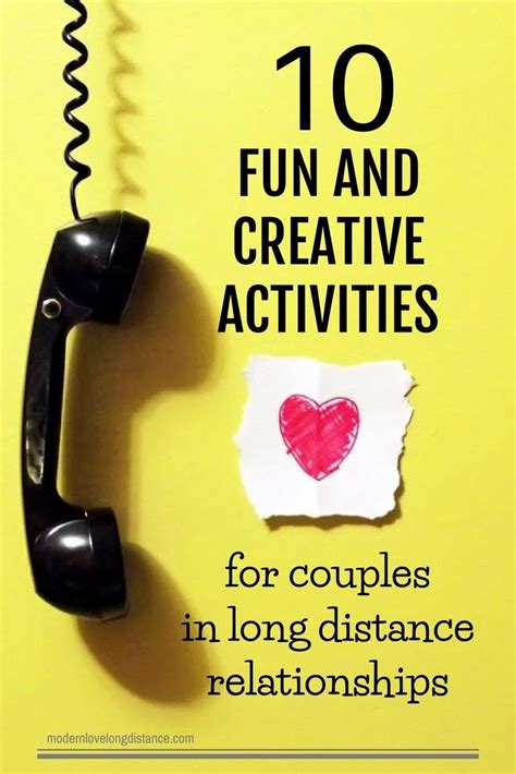79 Long Distance Relationship Activities To Keep It Fun And Fresh Long Distance Relationship
