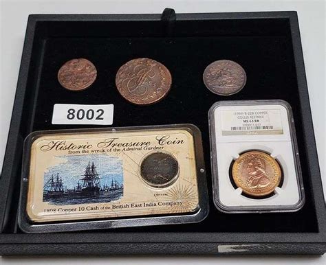 5 Foreign Copper Coins And Medals Dixons Auction At Crumpton