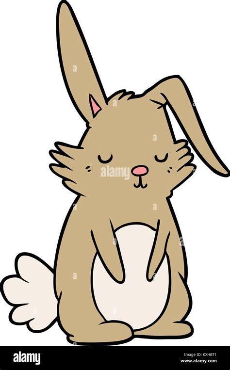 Cartoon Sleepy Rabbit Stock Vector Image And Art Alamy