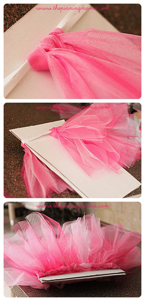 How To Make An Easy No Sew Tutu For Little Girls The Pinning Mama