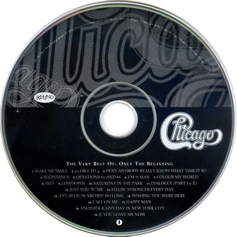 Carátula Cd1 De Chicago The Very Best Of Only The Beginning Portada