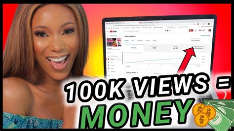 How Much Youtube Paid Me For A Video With 100k Views How To Make More