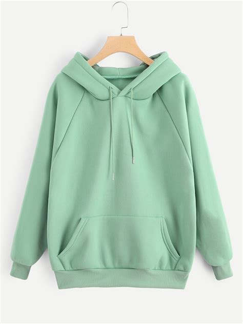 Oversized Kangaroo Pouch Mint Hoodie | Trendy hoodies, Hoodies womens, Hoodies