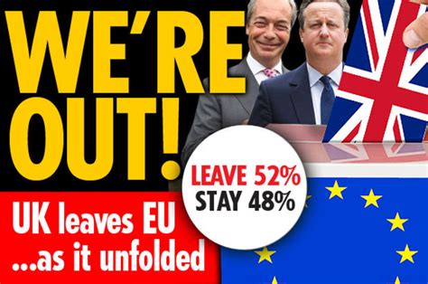 Eu Referendum Live Blog Britain Decides Whether To Vote Leave Or