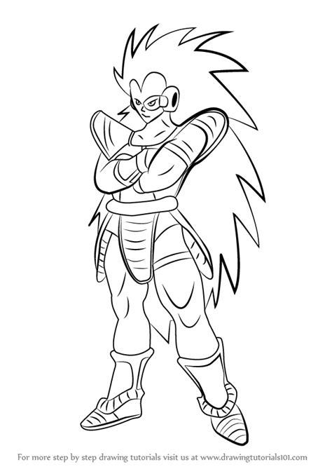 The easy guide for beginners to drawing 10 cute dragon. Learn How to Draw Raditz from Dragon Ball Z (Dragon Ball Z ...