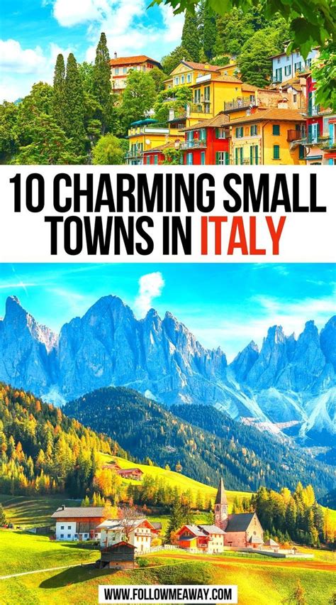 10 Prettiest Small Towns In Italy You Must See In 2022 Italy Villages