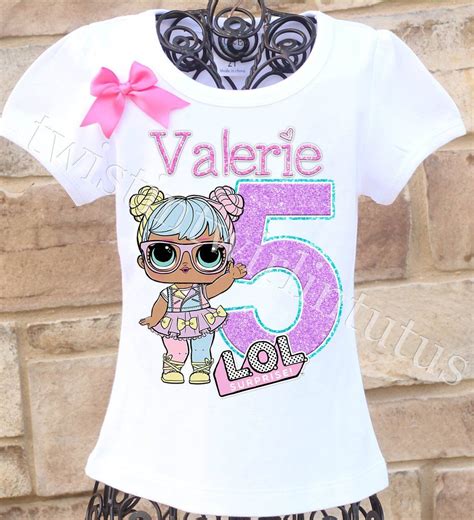 The quality of the shirt was great. LOL Surprise Doll Birthday Shirt Bon Bon | Birthday shirts ...