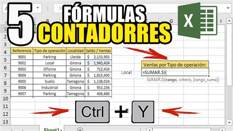 Formulas De Excel Para Contadores Contabilidad En Excel Youtube