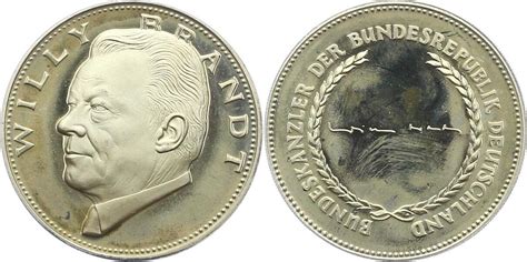 Das zitat des jahres vom nobelpreisträger für medizin, drauzio varella, brasilianischer onkologe: Personenmedaillen Silbermedaille Brandt, Willy * 1913 ...