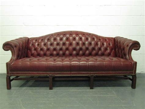 Chesterfield Leather Sofa Chippendale Style At 1stdibs Leather