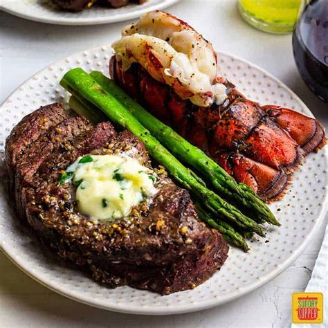 It's easier to cook than you think! Steak And Lobster Menu Ideas : Easy Broiled Lobster Tail What A Girl Eats - Lobster and butter ...