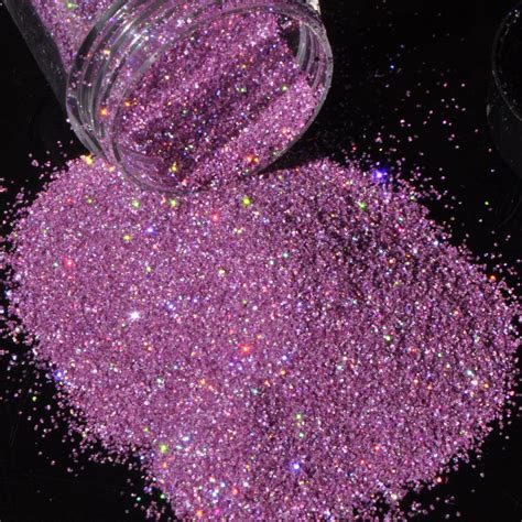 5g /Jar Glitter Light Purple Pink Small Glitter Powder Holographic Nail ...