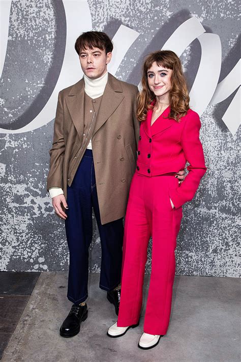 Stranger Things Couple Charlie Heaton Natalia Dyer Make A Date Night Out Of Dior Show News