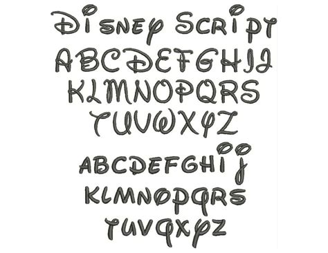 18 Disney Letters Font Images Disney Letter Font Embroidery Walt