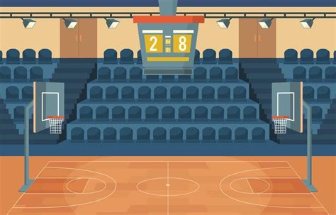 Indoor Basket Ball Courts Background 3111986 Vector Art At Vecteezy