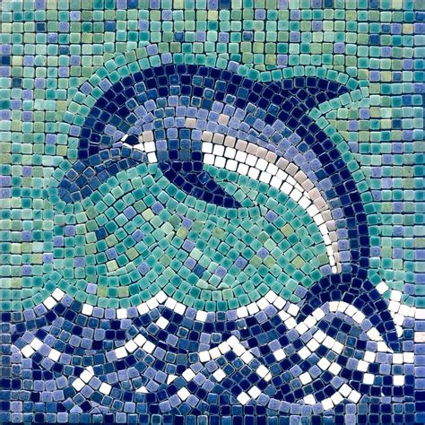 Delfin Mosaik, Dolphin Mosaic, by ALEA-mosaic.com | von Moha… | Flickr