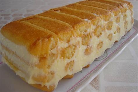 Dessert sans cuisson aux boudoirs au lait concentré et au citron Page