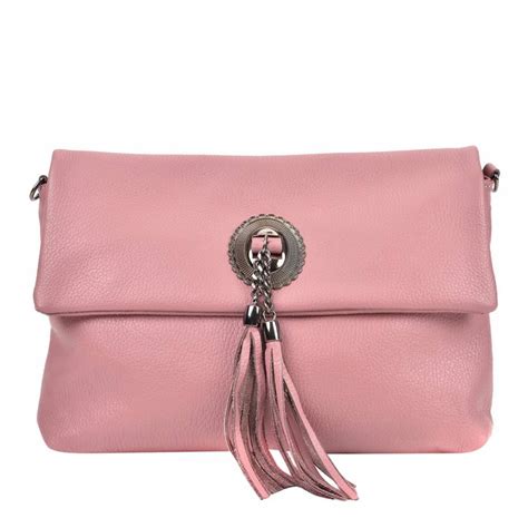 Pink Leather Crossbody Bag Brandalley