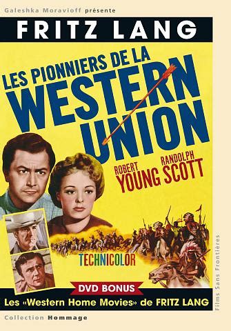 Western union (wu) was founded in 1851 as an american telegraph company, and it began offering money transfer services in 1871. Jaquette DVD/Blu-Ray - Les Pionniers de la Western Union ...