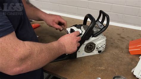 How To Change An Air Filter On A Stihl Ms180 Chainsaw Lands Engineers