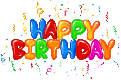 Colorful Happy Birthday Png Clipart Picture Happy Birthday Png Happy