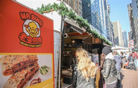 Times square may be the tourist hotspot of north america, but new york residents are the community members who live and breathe city life and make dedicated readers. Mr. Bing brings Chinese street food to Times Square - Metro US