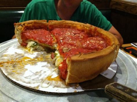 So come and visit us! Big pizza pie! - Picture of Giordano's, Chicago - Tripadvisor