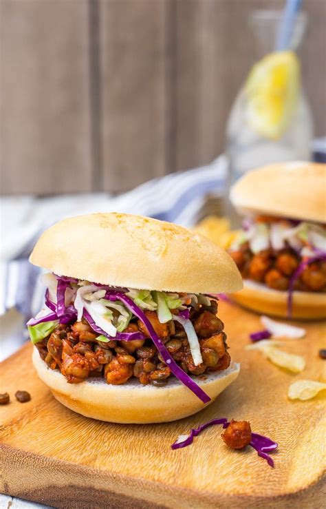 Vegetarian Sloppy Joes With Lentils And Chickpeas Vegan She Likes