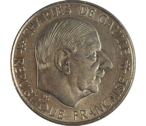 Pièces 1 Franc De Gaulle 1988 1958à1988
