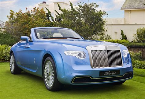 These include 1 coupe, 1 suv, 2 sedans and 1 convertible. The 2008 Rolls Royce Hyperion