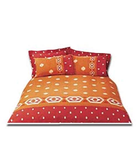 Women's, men's, shoes, handbags, beauty, home Terracotta Aztec Double Duvet Cover and Pillowcase Set ...