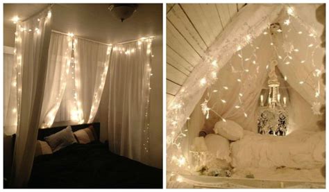 Bedroom fairy lights ideas wedding issues fairy lights room. 23 Amazing Canopies with String Lights Ideas | Bedrooms ...