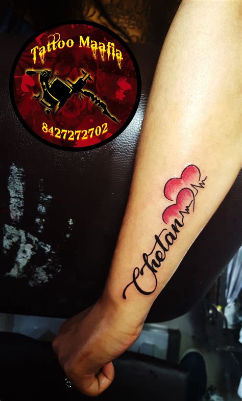 Name With Heartbeat Tattoo Name Tattoos On Wrist Name Tattoo On Hand