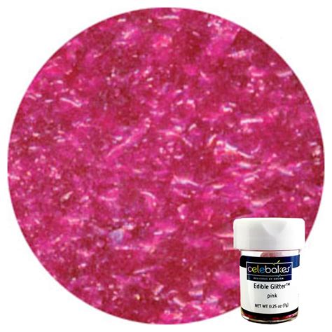 Pink Edible Glitter - High Quality, Great Tasting Baking Products and