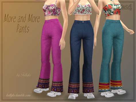 The Sims Resource Trillyke More And More Pants