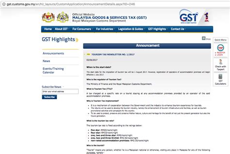 Keep in mind that this is on top of service charge (10%) and gst (6%). #Travel: Malaysia To Start Imposing Tourism Tax From 1st ...