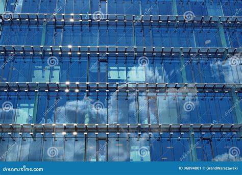 Modern Buildingmodern Office Building With Facade Of Glass Stock Image