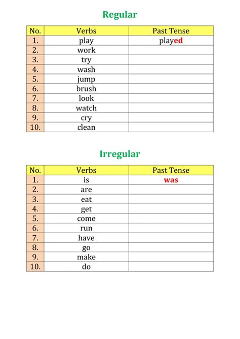 Dulu saya pikir kalimat simple past tense hanya menggunakan kata kerja past tense alias verb 2 saja. Past Tense zsciencez worksheet